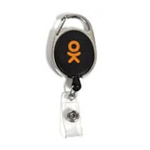 Custom Badge Reels - Rugged Badge Holder - Carabiner Reel Clip